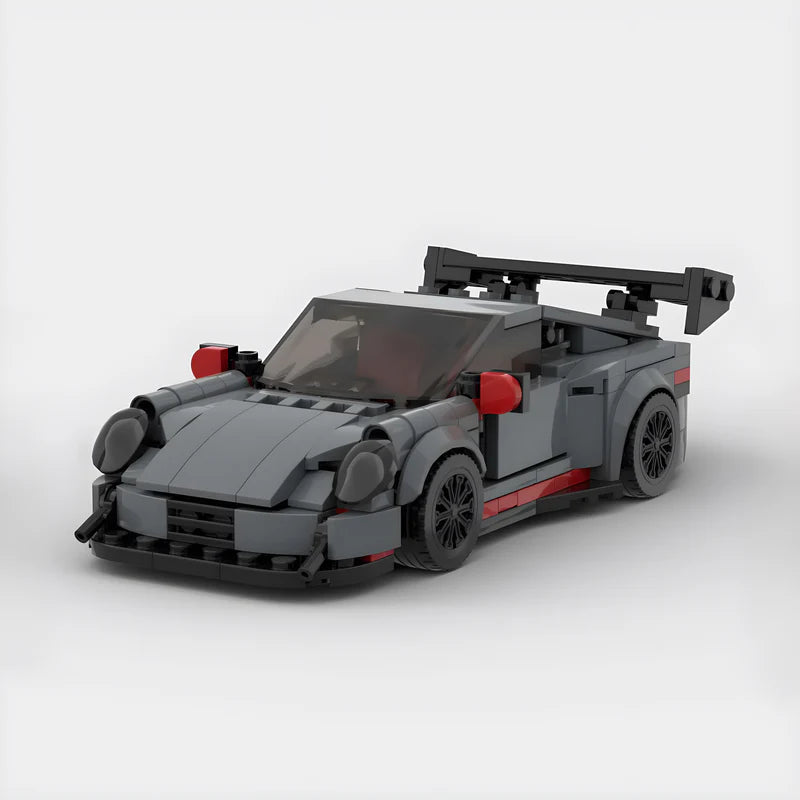 Porsche 911 GT3RS|Grey Car Lego | Brick Whips