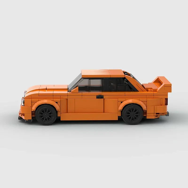 BMW M3 E30|Orange Car Lego | Brick Whips