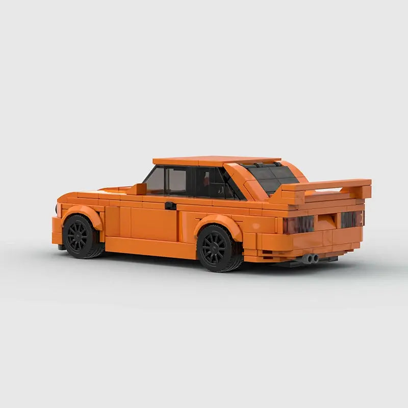 BMW M3 E30|Orange Car Lego | Brick Whips