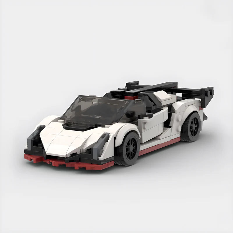 Lamborghini Veneno Roadster Car Lego | Brick Whips