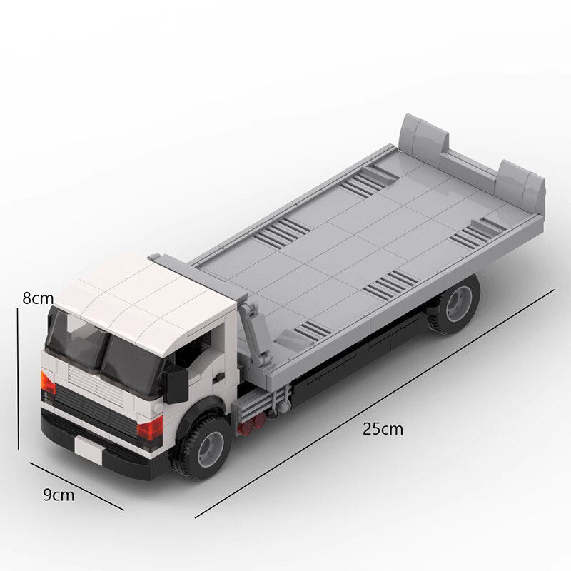 Flatbed Trailer with Toyota AE86 Car Lego | Brick Whips