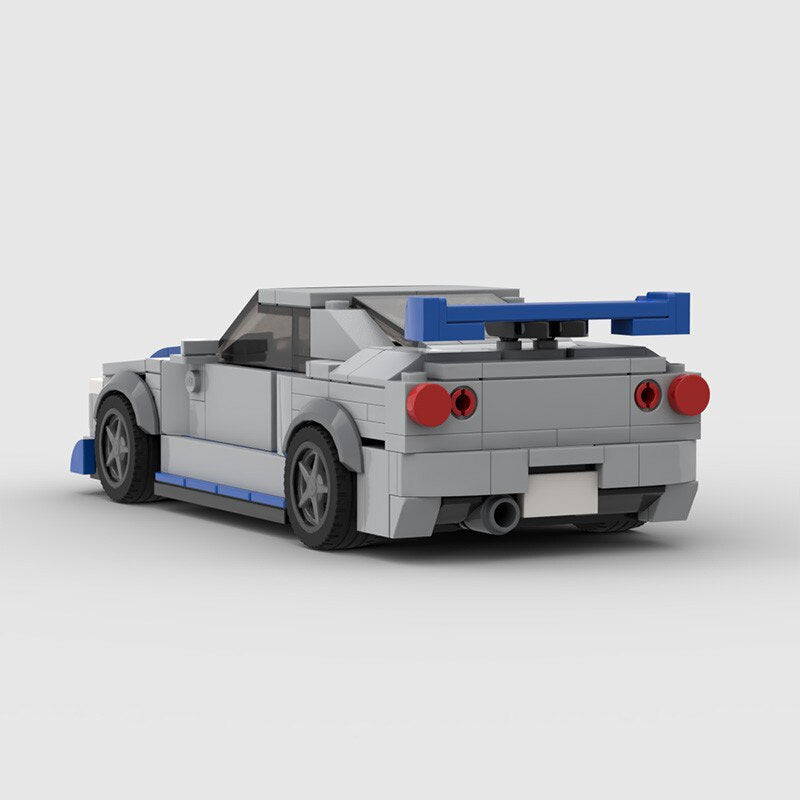 Nissan GTR R34 Fast and Furious Car Lego | Brick Whips