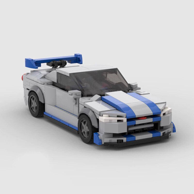 Nissan GTR R34 Fast and Furious Car Lego | Brick Whips