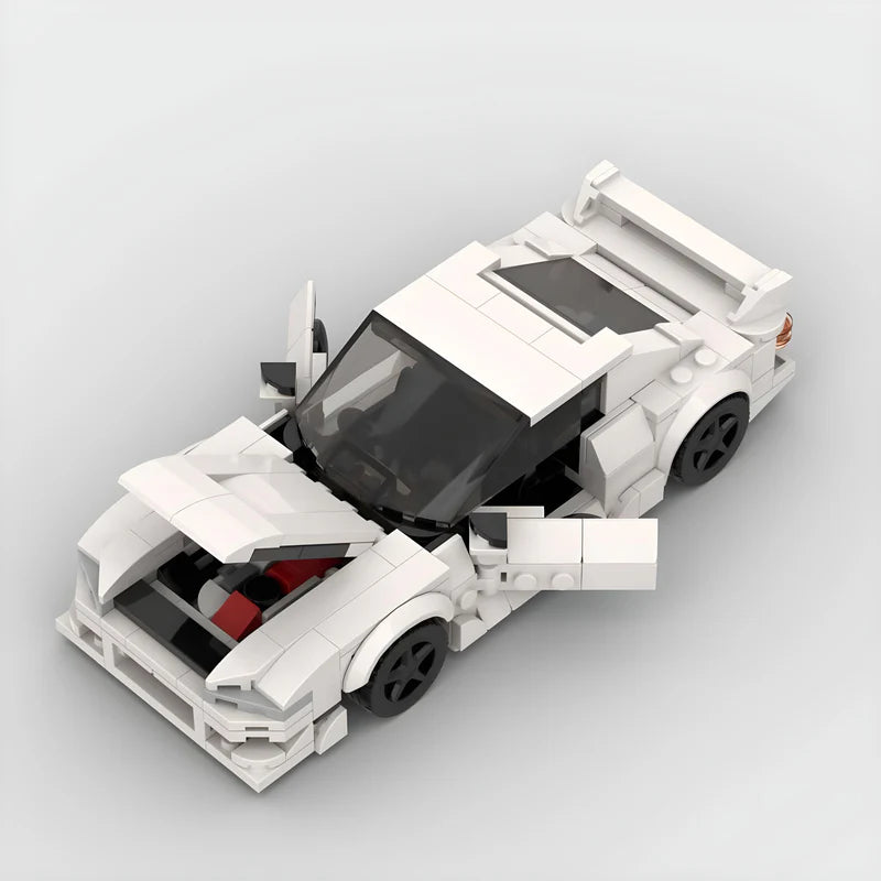 Nissan Silvia S14|Grey Car Lego | Brick Whips