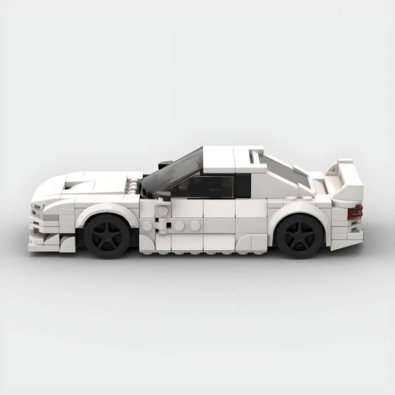 Nissan Silvia S14|Grey Car Lego | Brick Whips