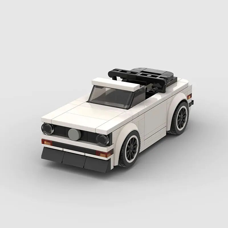 Volkswagen Golf MK1 Convertible Car Lego | Brick Whips