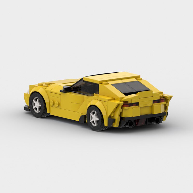 Toyota Supra GR|Yellow Car Lego | Brick Whips