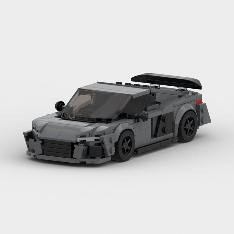 Audi R8|Grey Car Lego | Brick Whips