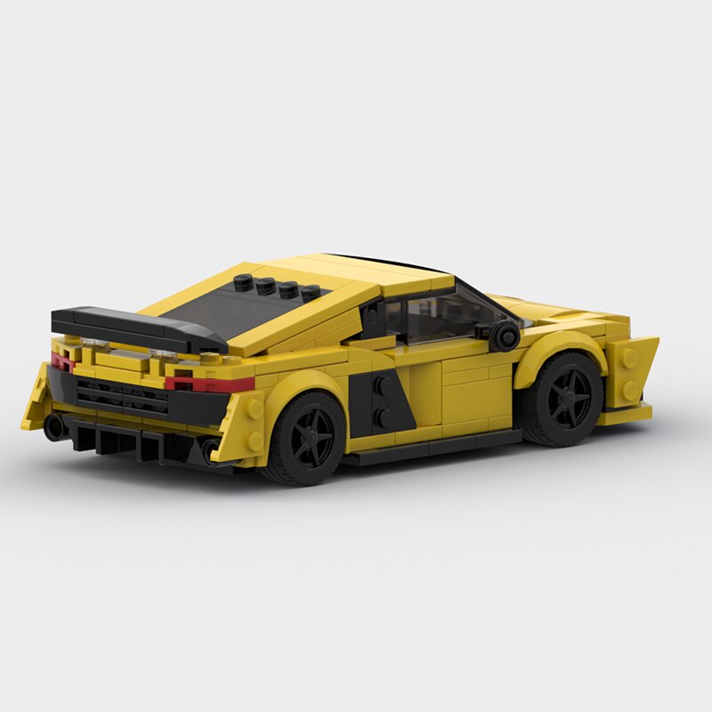 Audi R8|Yellow Car Lego | Brick Whips
