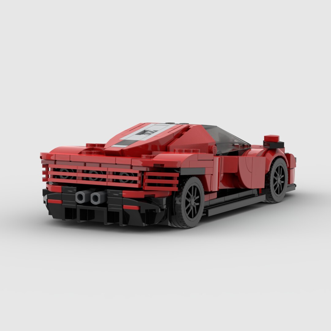 Ferrari Daytona SP3 Car Lego | Brick Whips