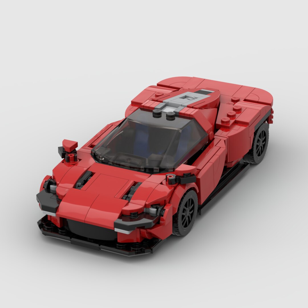 Ferrari Daytona SP3 Car Lego | Brick Whips