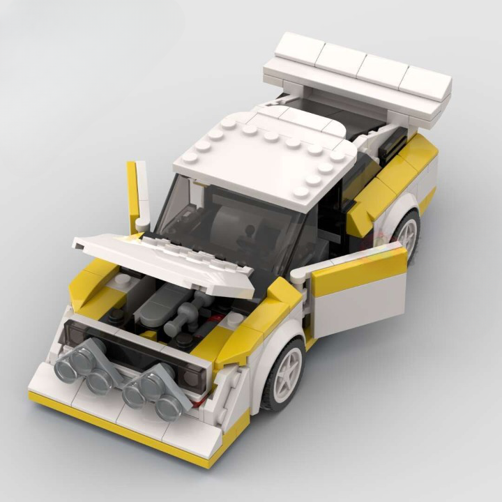 Audi Quattro S1 Car Lego | Brick Whips
