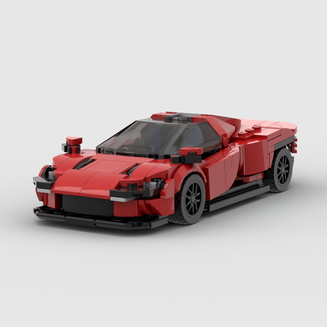 Ferrari Daytona SP3 Car Lego | Brick Whips