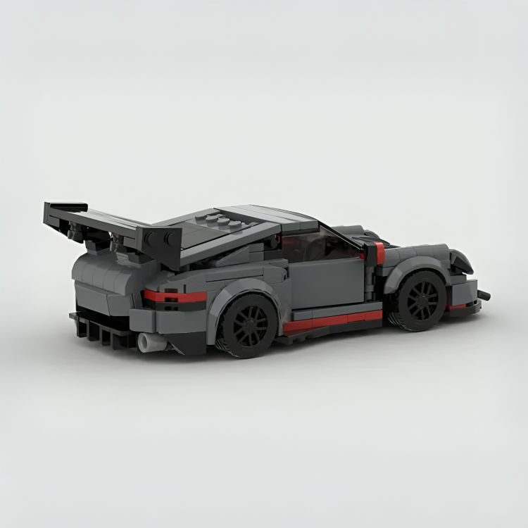 Porsche 911 GT3RS|Grey Car Lego | Brick Whips