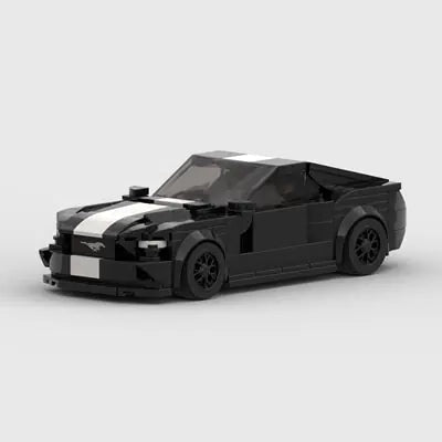 Ford Mustang GT|Black Car Lego | Brick Whips