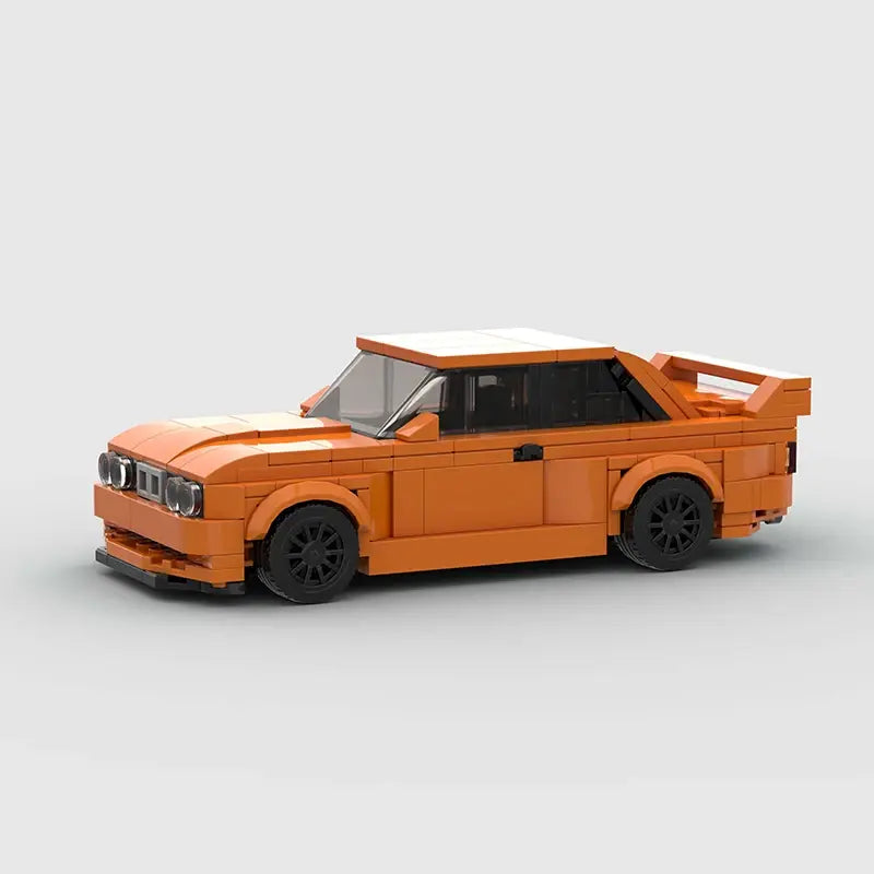 BMW M3 E30|Orange Car Lego | Brick Whips