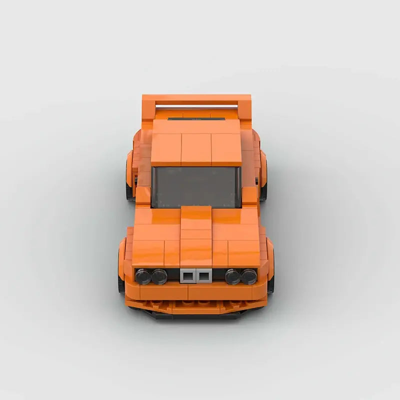 BMW M3 E30|Orange Car Lego | Brick Whips