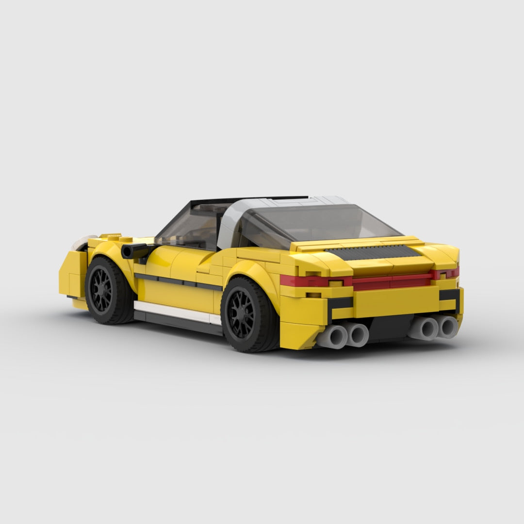 Porsche 911 Targa|Yellow Car Lego | Brick Whips