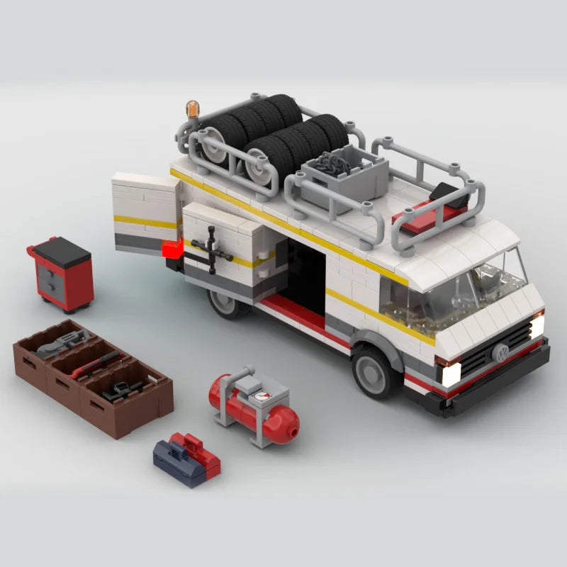 Audi Sport Quattro Transporter Car Lego | Brick Whips