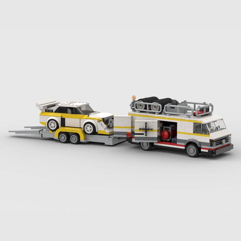 Audi Sport Quattro Transporter Car Lego | Brick Whips