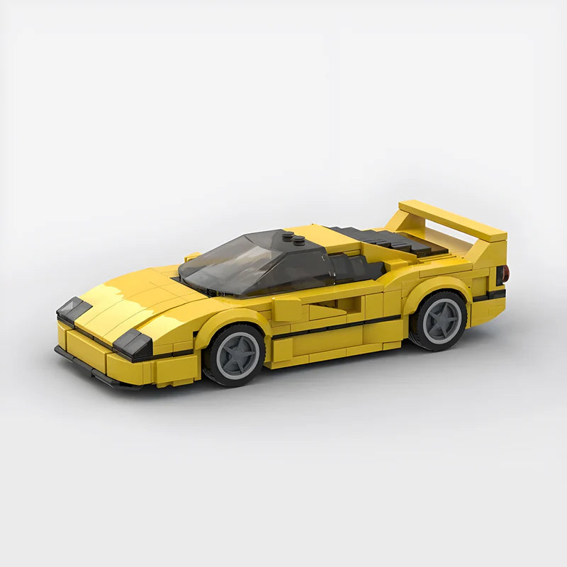 Ferrari F40|Yellow Car Lego | Brick Whips