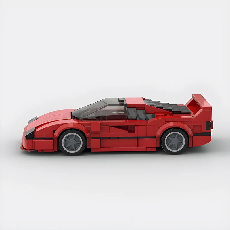Ferrari F40|Red Car Lego | Brick Whips