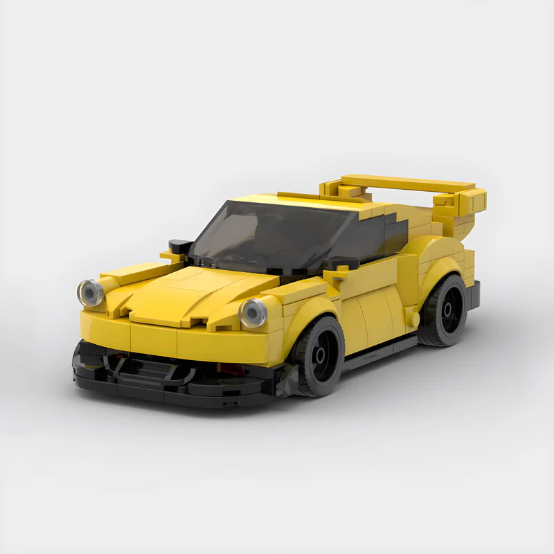 Porsche 911 964 RWB|Yellow Car Lego | Brick Whips