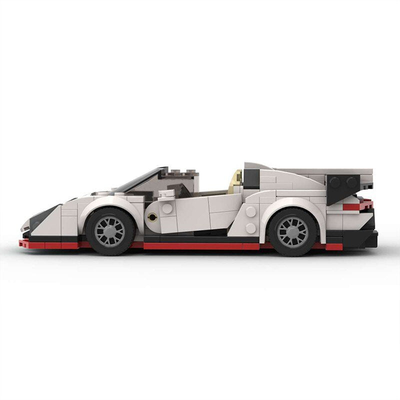 Lamborghini Veneno Roadster Car Lego | Brick Whips