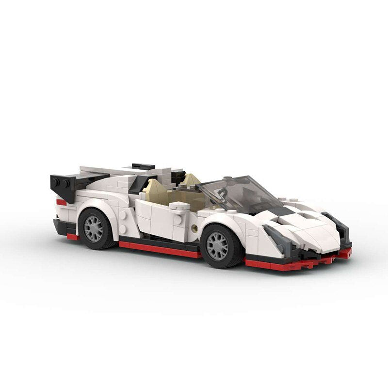 Lamborghini Veneno Roadster Car Lego | Brick Whips