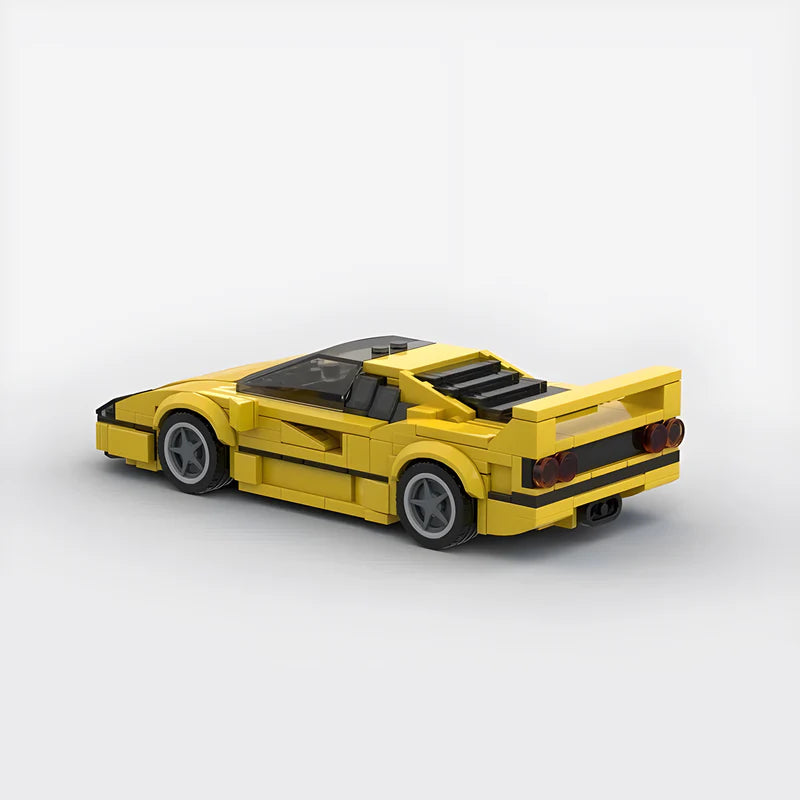 Ferrari F40|Yellow Car Lego | Brick Whips