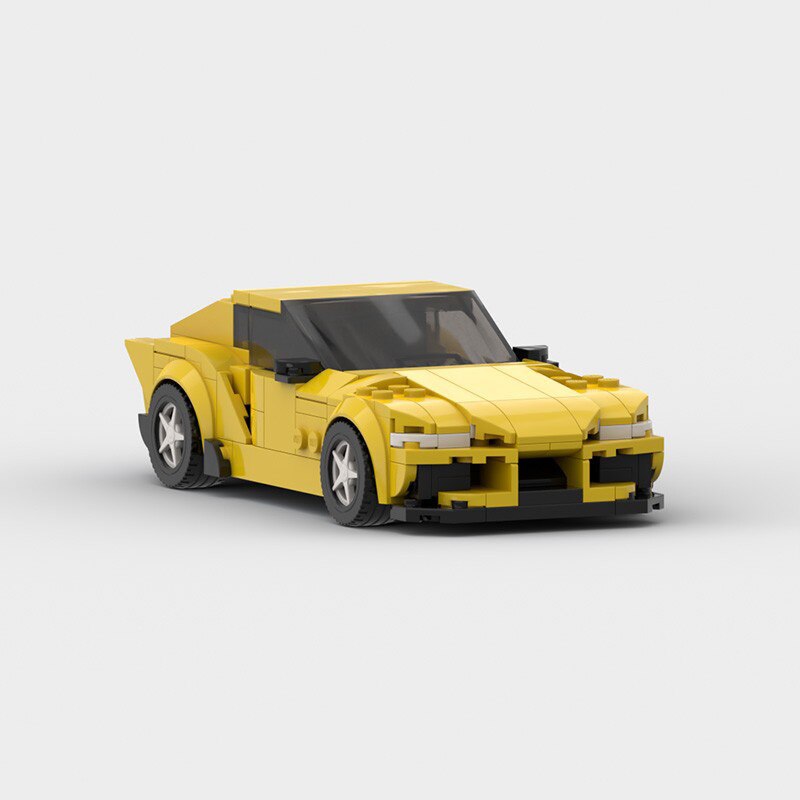 Toyota Supra GR|Yellow Car Lego | Brick Whips
