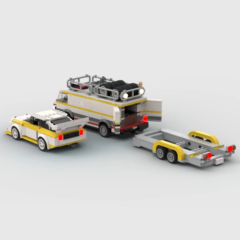 Audi Sport Quattro Transporter Car Lego | Brick Whips